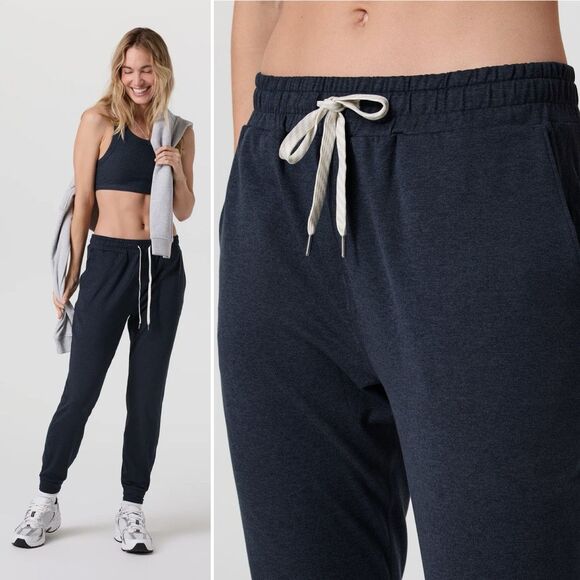 Vuori Women’s DreamKnit Performance Joggers in Midnight Heather Blue Size S - Picture 4 of 7